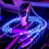 (Blue) 3 in 1 Charger Charging Cable USB Cord LED Light Up for iPhone Android Samsung 5