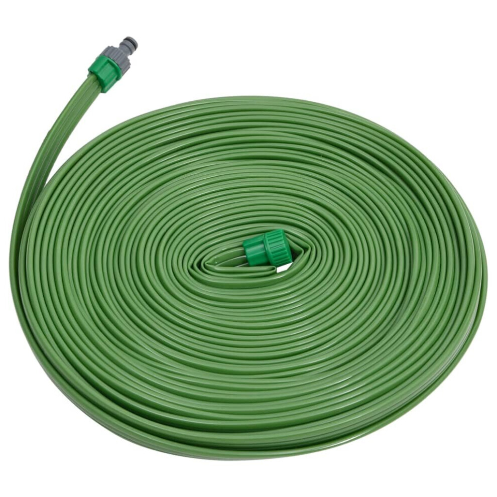 (22.5 m) vidaXL 3-Tube Sprinkler Hose Flexible Pipe Hose Pipe Water Hose Green PVC