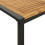 VidaXL vidaXL Garden Table Dining Coffee Table with U-shaped Legs Solid Wood Acacia 6