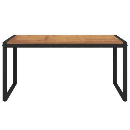 VidaXL vidaXL Garden Table Dining Coffee Table with U-shaped Legs Solid Wood Acacia 2