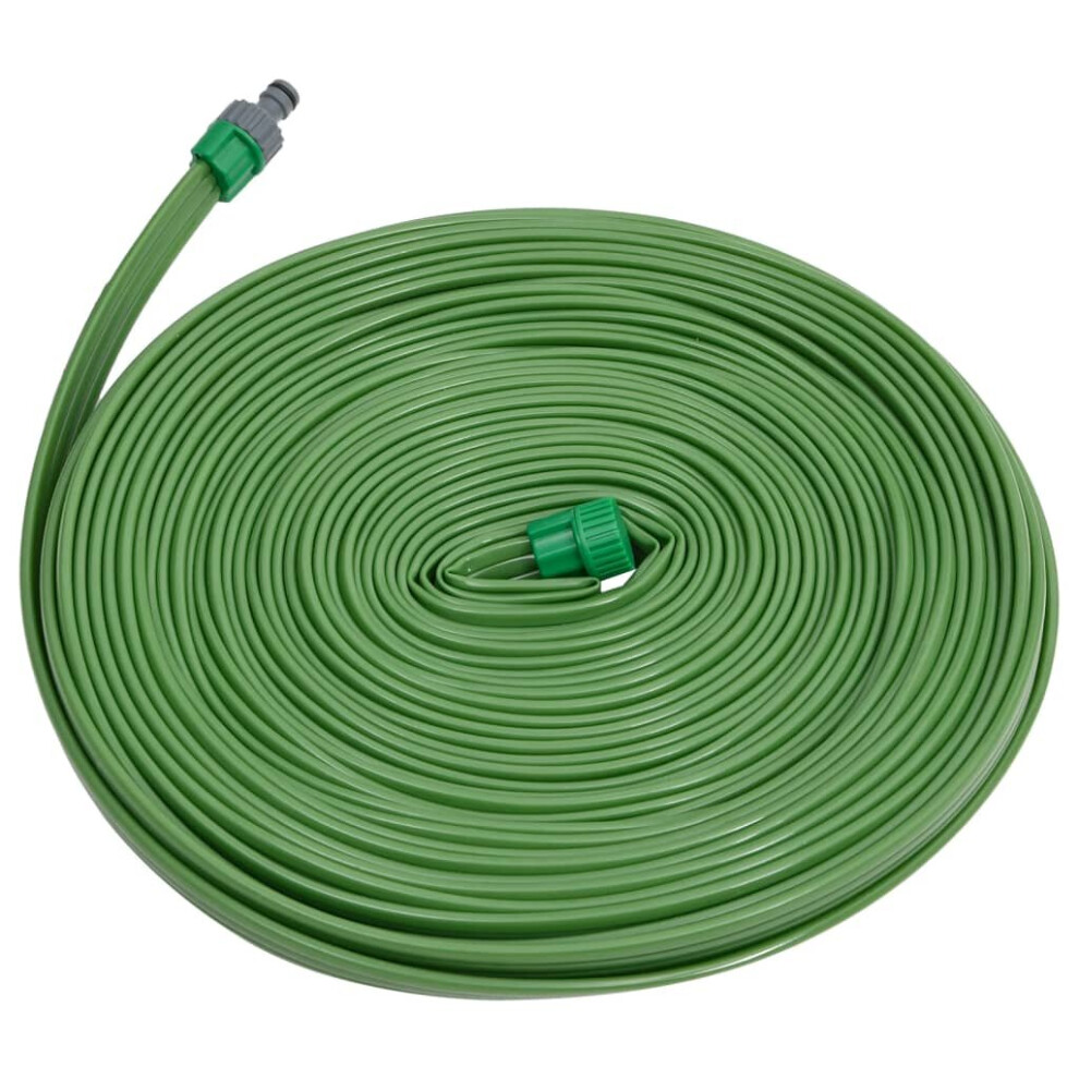 (7.5 m) vidaXL 3-Tube Sprinkler Hose Flexible Pipe Hose Pipe Water Hose Green PVC