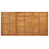 VidaXL vidaXL Garden Table Dining Coffee Table with U-shaped Legs Solid Wood Acacia 5