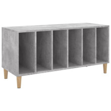 (concrete grey) vidaXL Record Cabinet Sideboard Vinyl Storage Cabinet Display Engineered Wood