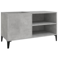 (concrete grey, 84.5 x 38 x 48 cm) vidaXL Record Cabinet Office Vinyl Storage Cabinet Sideboard Engineered Wood