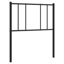 (black, 107 cm) vidaXL Metal Headboard Bed Base Header Bedstead Headboard Bedroom Bed Header