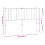 VidaXL (white, 150 cm) vidaXL Metal Headboard Bed Base Header Bedstead Headboard Bedroom Bed Header 8