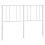 VidaXL (white, 120 cm) vidaXL Metal Headboard Bed Base Header Bedstead Headboard Bedroom Bed Header 5