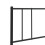 VidaXL (black, 80 cm) vidaXL Metal Headboard Bed Base Header Bedstead Headboard Bedroom Bed Header 6