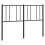 VidaXL (black, 140 cm) vidaXL Metal Headboard Bed Base Header Bedstead Headboard Bedroom Bed Header 1