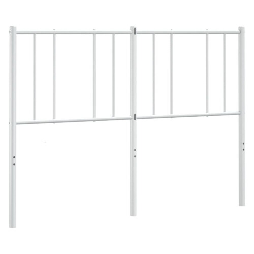 VidaXL (white, 120 cm) vidaXL Metal Headboard Bed Base Header Bedstead Headboard Bedroom Bed Header