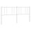VidaXL (white, 180 cm) vidaXL Metal Headboard Bed Base Header Bedstead Headboard Bedroom Bed Header 2