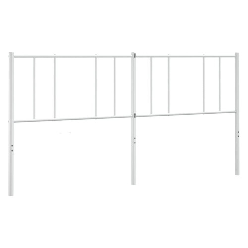 VidaXL (white, 180 cm) vidaXL Metal Headboard Bed Base Header Bedstead Headboard Bedroom Bed Header 1