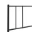 VidaXL (black, 140 cm) vidaXL Metal Headboard Bed Base Header Bedstead Headboard Bedroom Bed Header 7
