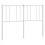 VidaXL (white, 120 cm) vidaXL Metal Headboard Bed Base Header Bedstead Headboard Bedroom Bed Header 2