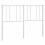 VidaXL (white, 150 cm) vidaXL Metal Headboard Bed Base Header Bedstead Headboard Bedroom Bed Header 5