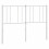 VidaXL (white, 160 cm) vidaXL Metal Headboard Bed Base Header Bedstead Headboard Bedroom Bed Header 2