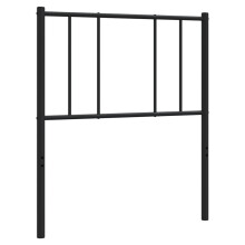 (black, 80 cm) vidaXL Metal Headboard Bed Base Header Bedstead Headboard Bedroom Bed Header