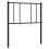 VidaXL (black, 80 cm) vidaXL Metal Headboard Bed Base Header Bedstead Headboard Bedroom Bed Header 2