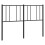 VidaXL (black, 135 cm) vidaXL Metal Headboard Bed Base Header Bedstead Headboard Bedroom Bed Header 1