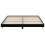 VidaXL (black, 200 x 200 cm) vidaXL Bed Frame Bedroom Platform Bed Frame Bedstead Bed Base Engineered Wood 6