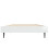 VidaXL (high gloss white, 75 x 190 cm) vidaXL Bed Frame Bedroom Platform Bed Frame Bedstead Bed Base Engineered Wood 6