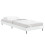 VidaXL (high gloss white, 75 x 190 cm) vidaXL Bed Frame Bedroom Platform Bed Frame Bedstead Bed Base Engineered Wood 3