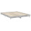 VidaXL (concrete grey, 200 x 200 cm) vidaXL Bed Frame Bedroom Platform Bed Frame Bedstead Bed Base Engineered Wood 5