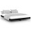 VidaXL (black, 200 x 200 cm) vidaXL Bed Frame Bedroom Platform Bed Frame Bedstead Bed Base Engineered Wood 2
