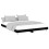 VidaXL (black, 200 x 200 cm) vidaXL Bed Frame Bedroom Platform Bed Frame Bedstead Bed Base Engineered Wood 3