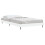 VidaXL (white, 90 x 200 cm) vidaXL Bed Frame Bedroom Platform Bed Frame Bedstead Bed Base Engineered Wood 3