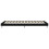 VidaXL (black, 90 x 200 cm) vidaXL Bed Frame Bedroom Platform Bed Frame Bedstead Bed Base Engineered Wood 7