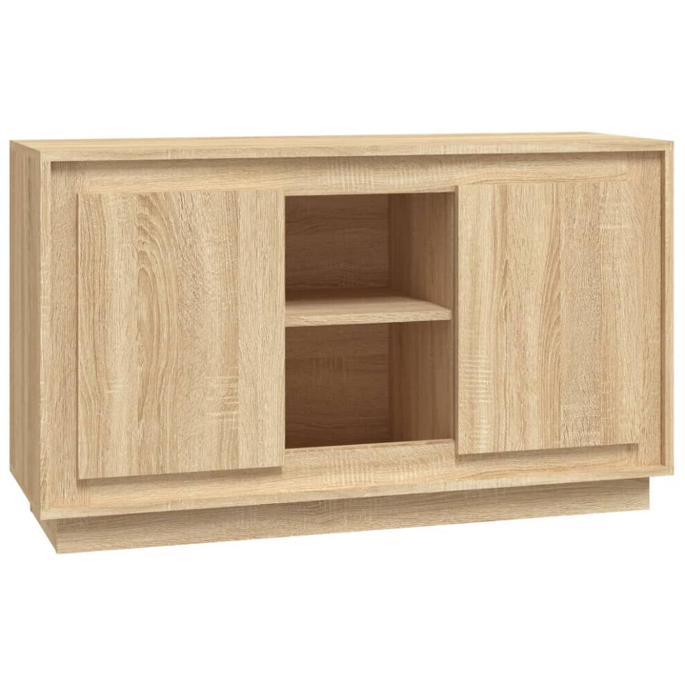 (sonoma oak) vidaXL Sideboard Cabinet Cupboard Side Cabinet Home Organiser Engineered Wood