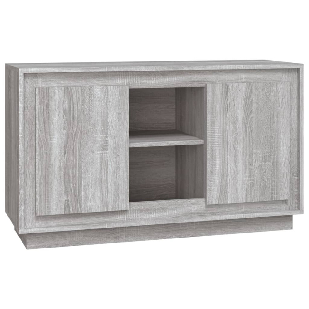 (grey sonoma) vidaXL Sideboard Cabinet Cupboard Side Cabinet Home Organiser Engineered Wood