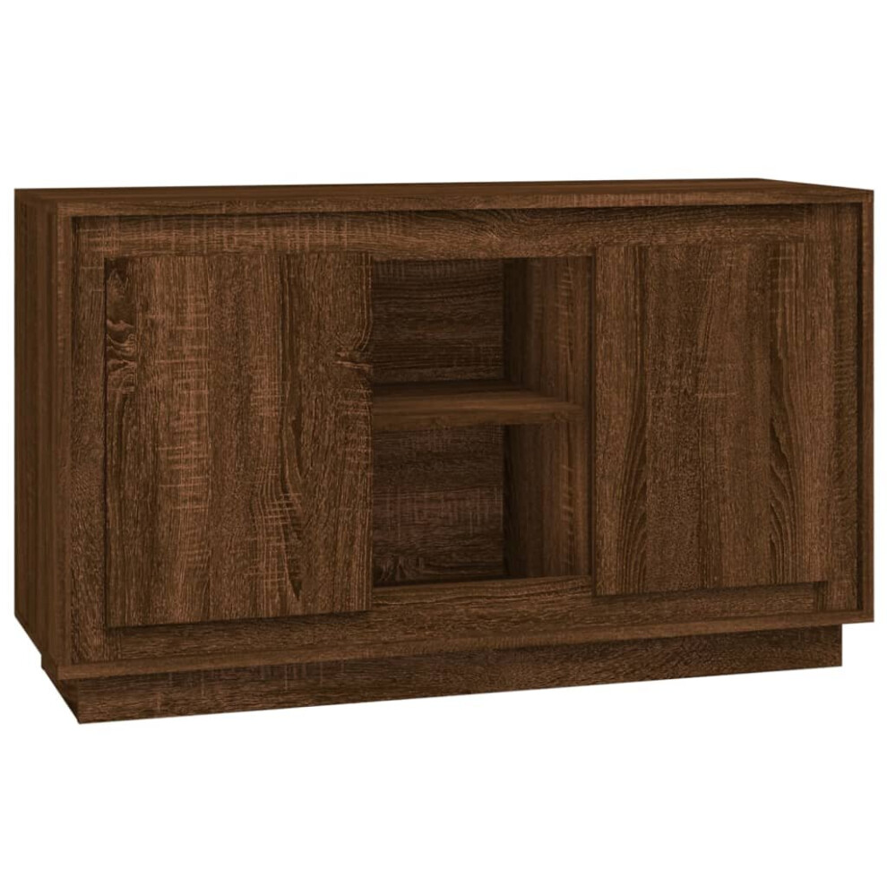 Vidaxl (Brown Oak) Sideboard Cabinet Cupboard Side Cabinet Home Organiser Engineered Wood