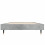 VidaXL (concrete grey, 75 x 190 cm) vidaXL Bed Frame Bedroom Platform Bed Frame Bedstead Bed Base Engineered Wood 6