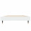 VidaXL (white, 75 x 190 cm) vidaXL Bed Frame Bedroom Platform Bed Frame Bedstead Bed Base Engineered Wood 6