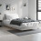 VidaXL (grey sonoma, 90 x 190 cm) vidaXL Bed Frame Bedroom Platform Bed Frame Bedstead Bed Base Engineered Wood 3
