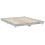 VidaXL (concrete grey, 200 x 200 cm) vidaXL Bed Frame Bedroom Platform Bed Frame Bedstead Bed Base Engineered Wood 5