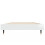 VidaXL (high gloss white, 75 x 190 cm) vidaXL Bed Frame Bedroom Platform Bed Frame Bedstead Bed Base Engineered Wood 6