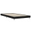 VidaXL (black, 90 x 200 cm) vidaXL Bed Frame Bedroom Platform Bed Frame Bedstead Bed Base Engineered Wood 5