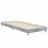 VidaXL (concrete grey, 75 x 190 cm) vidaXL Bed Frame Bedroom Platform Bed Frame Bedstead Bed Base Engineered Wood 5