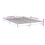 VidaXL (high gloss white, 140 x 200 cm) vidaXL Bed Frame Bedroom Platform Bed Frame Bedstead Bed Base Engineered Wood 9