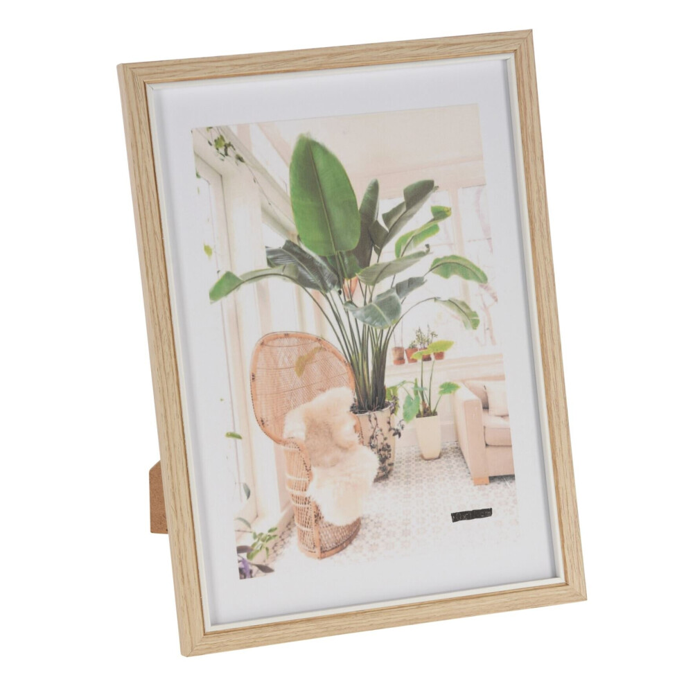 White Trim Wooden Photo Frame A4 | Freestanding Single Aperture A4 Picture Frame | Wall Mounted Picture Frame Tabletop Photo Frame