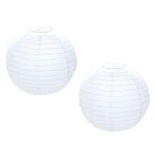 50cm Pack Of 2 Large Round White Paper Light Shade Lampshades For Ceiling Lights
