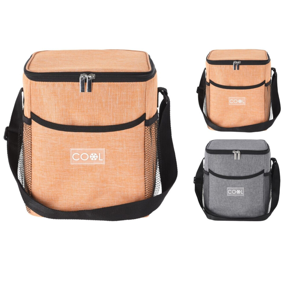 Carousel 12 Litre Cool Bag Insulated Picnic Bag | Portable Collapsible Cooler Bag Lunch Tote Bag | Camping Cooler Shopping Bag - Colour Varies One Supplied