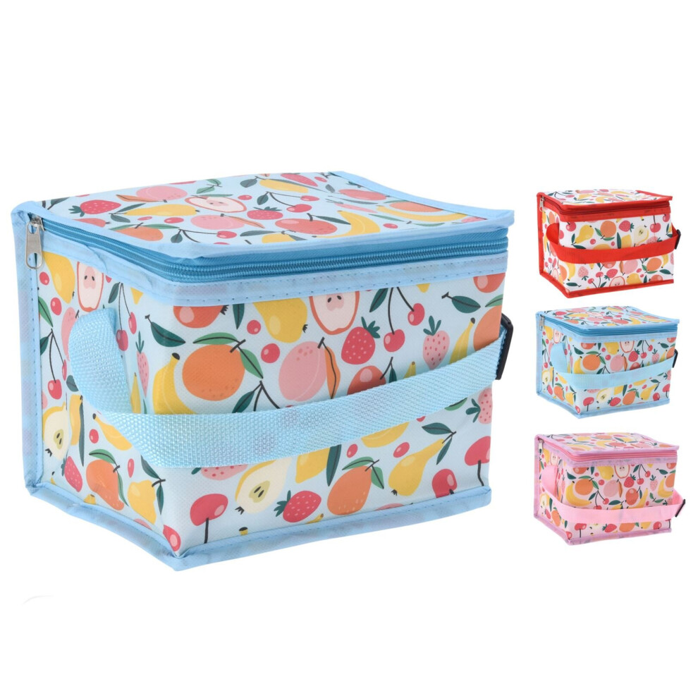 Carousel 4 Litre Tutti Frutti Insulated Thermal Lunch Bag Tote Cool Bag | Portable Cooler Bag Office School Lunch Bag | Lunch Box Bag Thermal Lined Bag