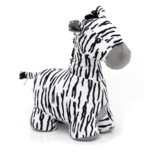 Novelty Animal Doorstop Fabric Door Stop | Wildlife Safari Jungle Animal Door Stop | Decorative Weighted Animal Door Stopper - Zebra