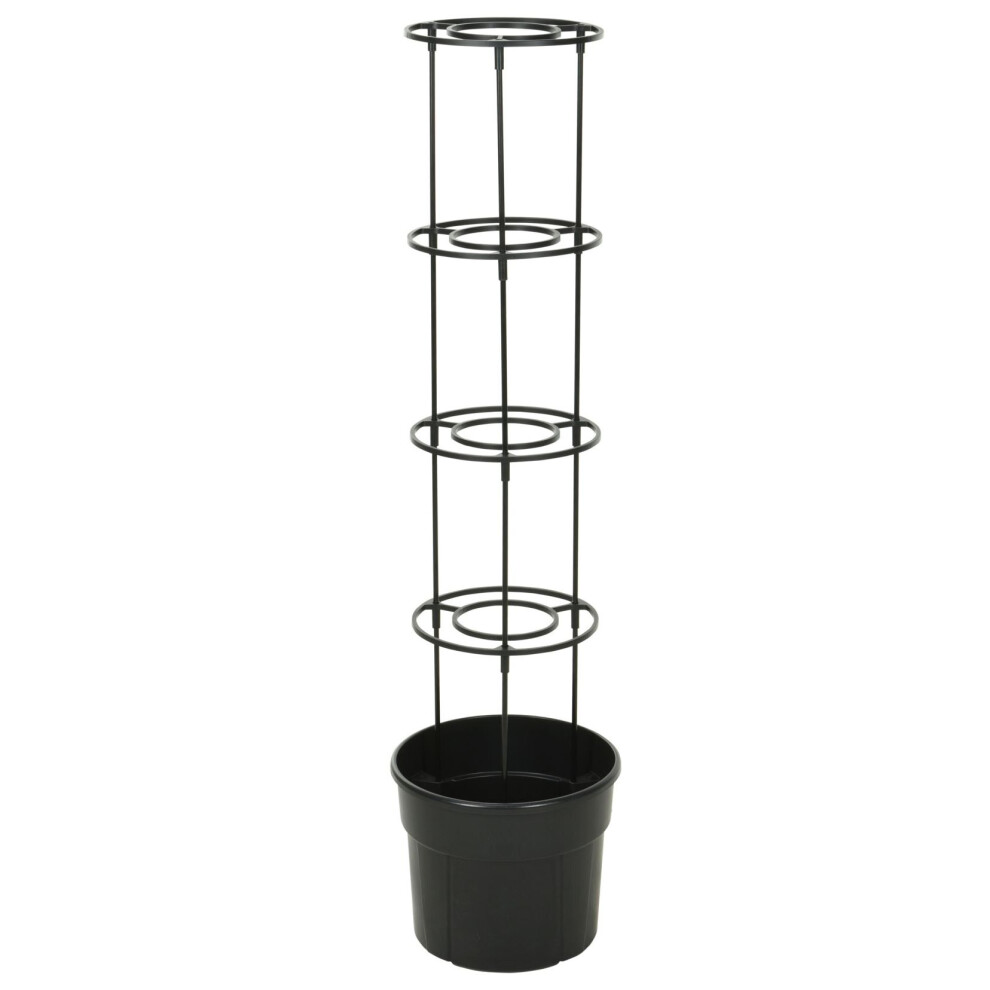Tomato Planter 4 Tier Tomato Plant Pot With Support Cage | Tomato Tower Planter Climbing Plant Support Planter | Self-watering Tomato Grower