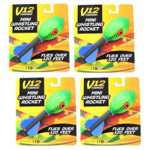 Pack Of 4 Torpedo Mini Rockets V12 Flying Toys Whistling Howlers Vortex Rockets