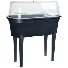 Mini Greenhouse Raised Planter With Cover Grow Table | Indoor Outdoor Propagation Planting Table | Standing Garden Veg Planter Green House